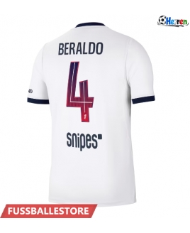 Günstige Paris Saint-Germain Lucas Beraldo #4 Auswärtstrikot 2026-27 Kurzarm